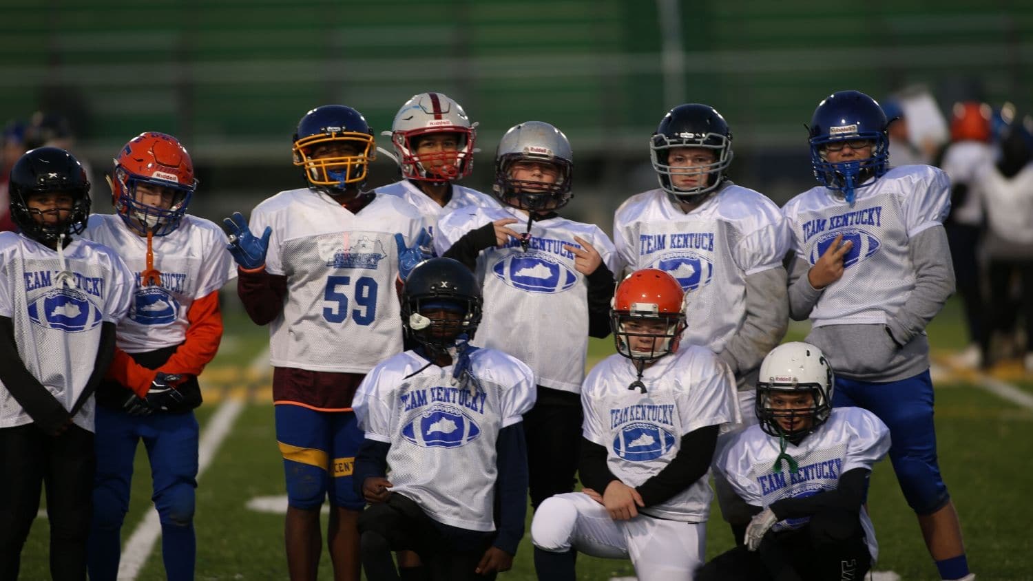 7th Grade Team KY Football Players